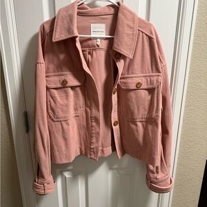 Avec Les Filles Blush Corduroy Utility Jacket